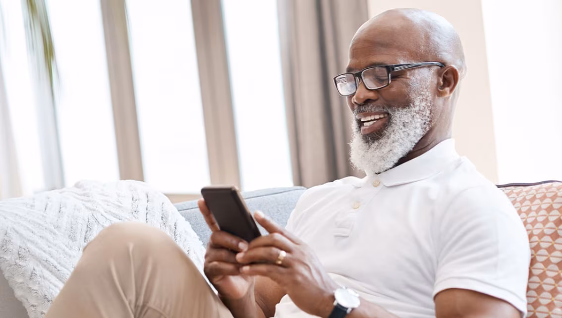 Man with Mobile